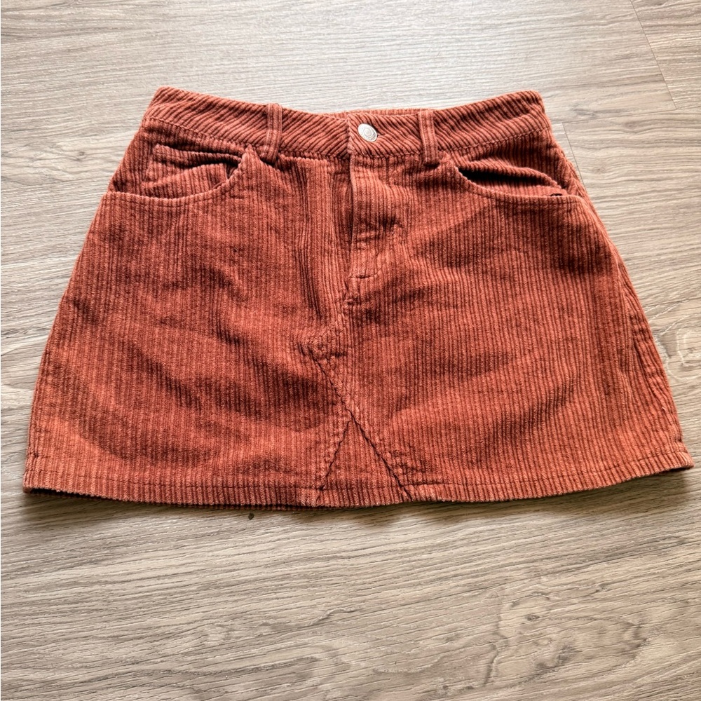 Mini Skirt in Rust